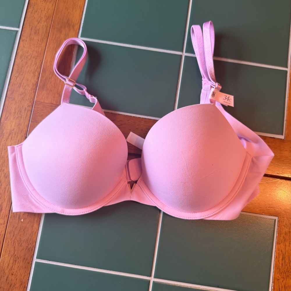 NWT Victoria's Secret Light Pink Padded Push-up Bra